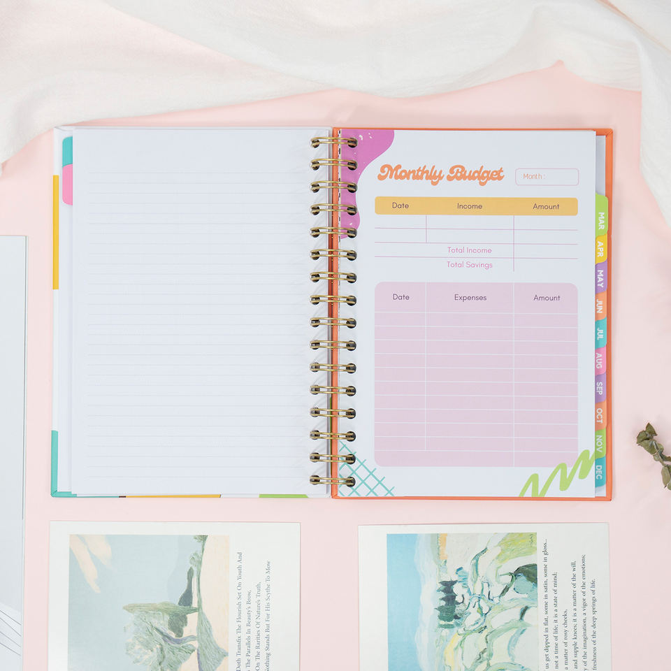 Hard cover Budget planner